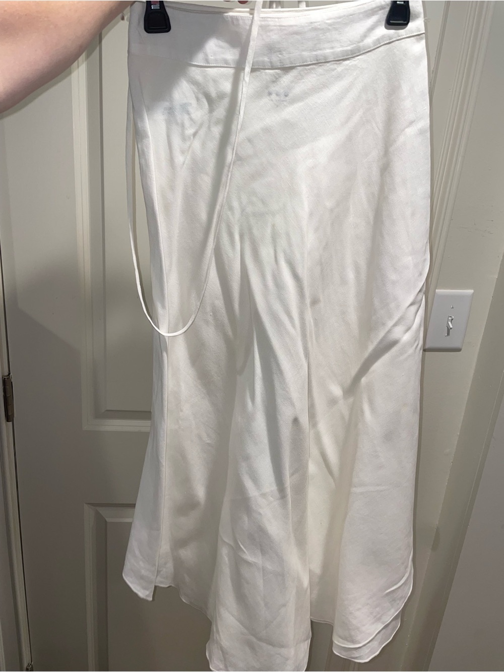 Three Dots white full midi skirt - Picture 2 of 5